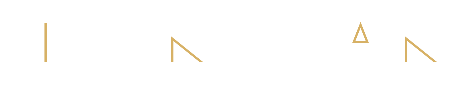The image shows the text "THE DONOVAN" in white and gold letters on a black background.